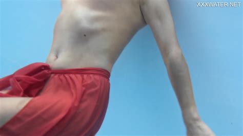 Hottest Milf Strips Underwater