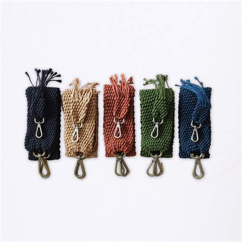 Ogda Macrame Shoulder Strap And Key Ring Set Hamimi