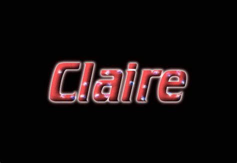 Claire Name Logo