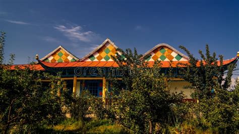 Exterior View To Dungan Mosque In Karakol Kyrgyzstan Stock Image