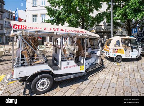 Portugal Northern Region Braga City Tour By Tuk Tuk Stock Photo Alamy