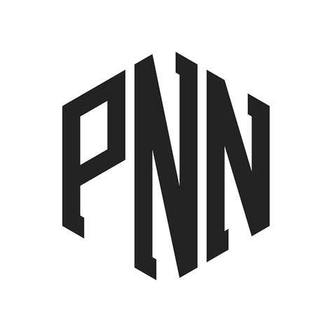 Design Do Logotipo PNN Letra Inicial PNN Monograma Logotipo Usando