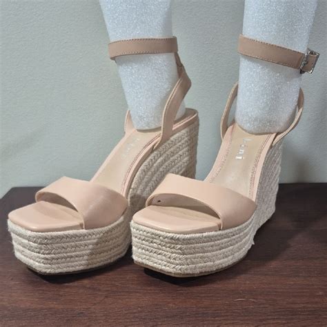 Gianni Bini Shoes Gianni Bini Nude Wedge Sandals Poshmark