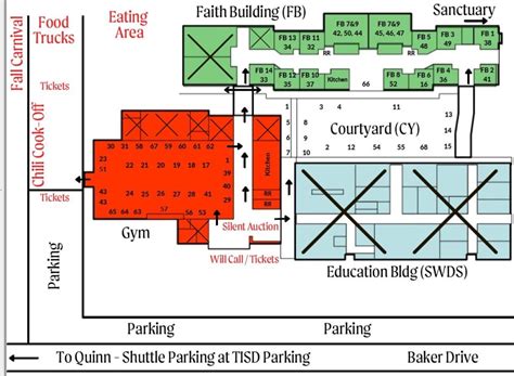 Fall Frenzy 2021 Craft Fair Map Tomball Methodist Church