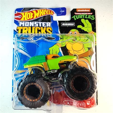 Hot Wheels Monster Trucks Tmnt Michelangelo Teenage Mutant Ninja Turtle Picclick Au
