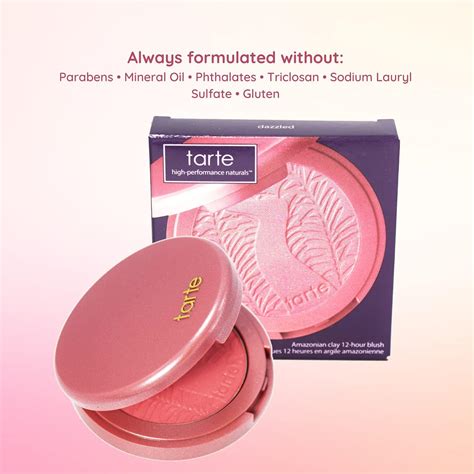 Tarte Amazonian Clay Hour Blush In Seduce Rosy Nude Long Lasting Natural Flush Buy Now