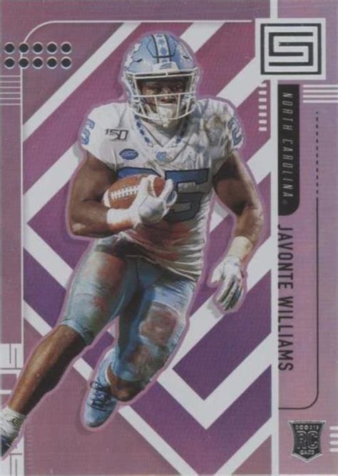 2021 Panini Chronicles Draft Picks Status 174 Javonte Williams RC