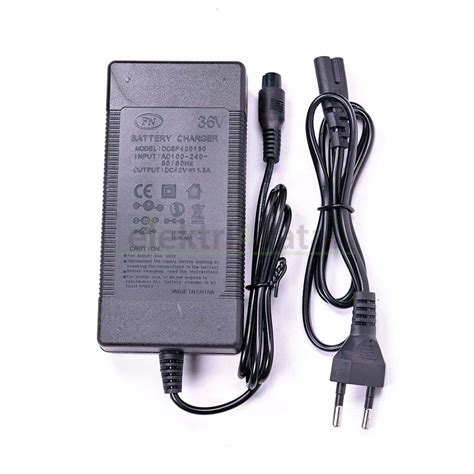 Зарядно устройство 42V (GX12 3pin 8mm) - Електри4ката