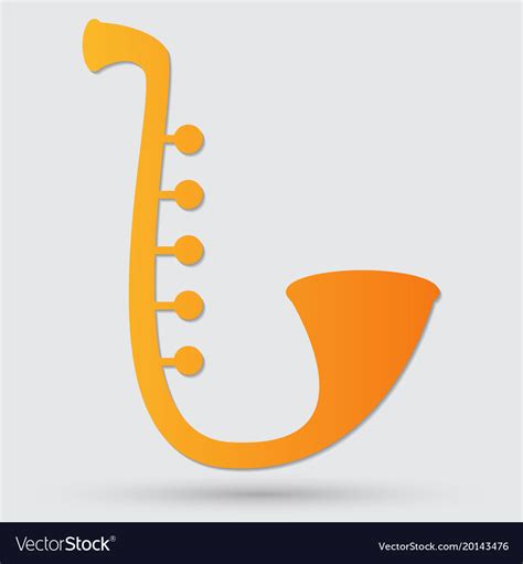 Saxophone Royalty Free Vector Image - VectorStock