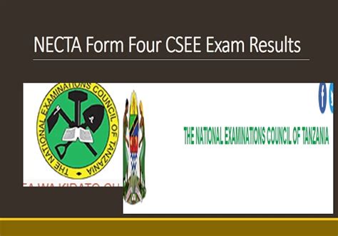 Necta Csee Results 2023 Link Matokeo Kidato Cha Nne Necta Form Four