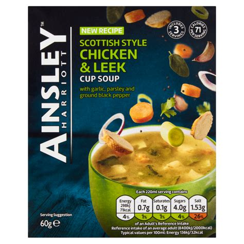 Ainsley Harriott Scottish Style Chicken And Leek Cup Soup 60g We Get Any Stock