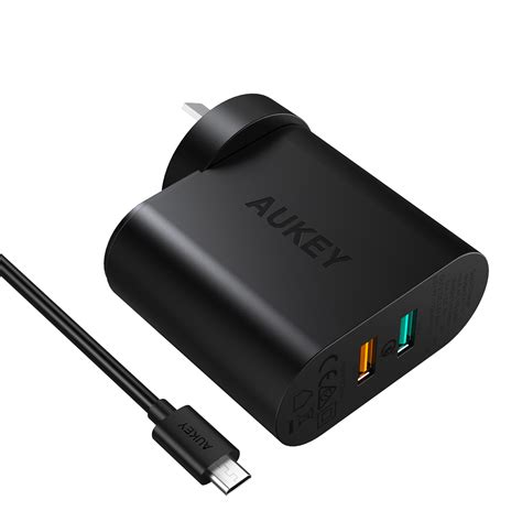 AUKEY PA T13 2 Port 33W Wall Charger With QC 3 0 AU Plug