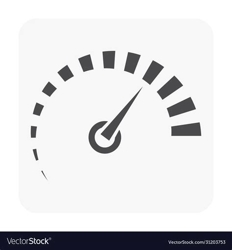 Gauge meter icon Royalty Free Vector Image - VectorStock