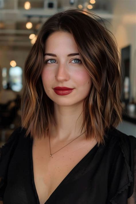 Shoulder Length Layered Haircuts For Thick Hair