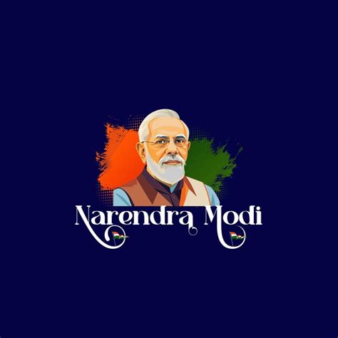 Premium Vector Narendra Damodardas Modi Vector Illustration Great