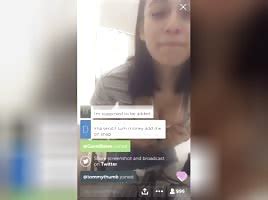 Bad Bitch Flashes Tits On Periscope ShesFreaky