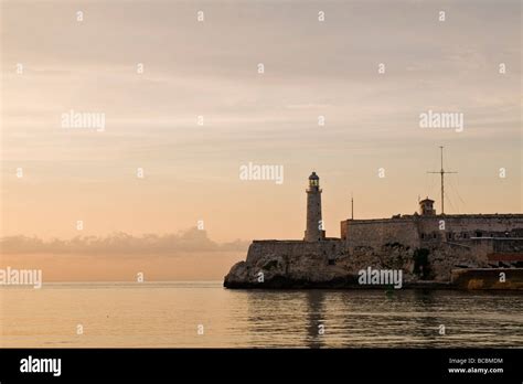 Cuba Havana Lighthouse Stock Photo Alamy