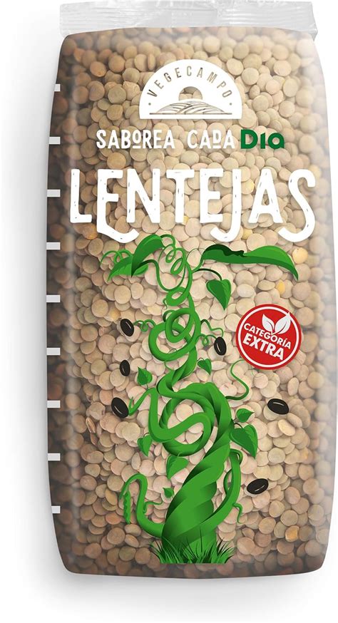 DIA VEGECAMPO Lentejas Castellana Paquete 1 Kg Amazon Es