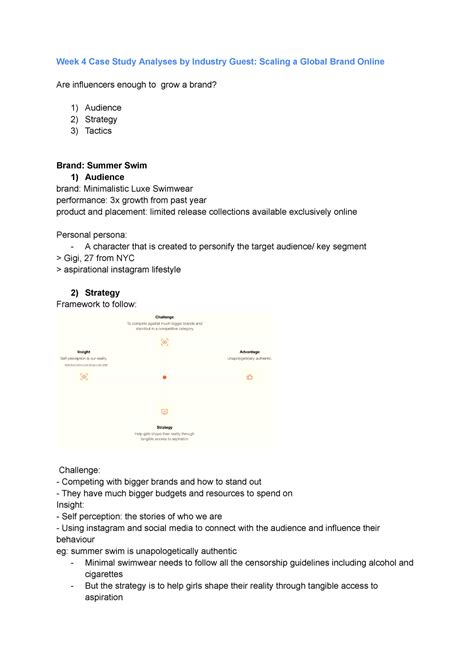 MKTG3307 Wk4 Wk6 Week 4 Case Study Analyses By Industry Guest