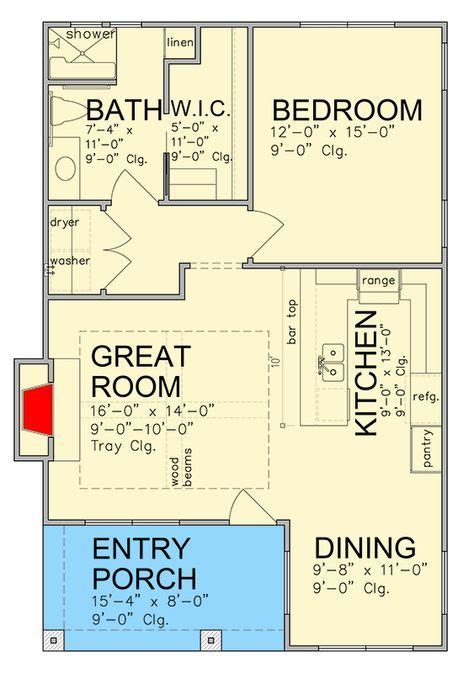 Plan 780002KYD One Story Country Cottage ADU House Plan With Great