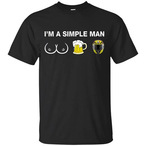 Vr46 Im A Simple Man I Like Boobs Beer And Helmet Shirt Hoodie Ta