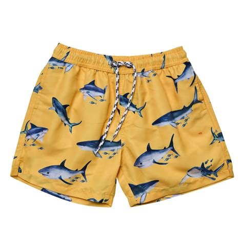 Men Swim Shorts Ocean Paradise