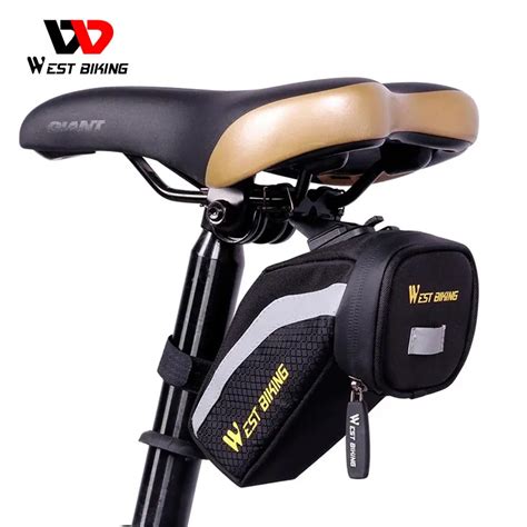 Bolsa Para Selim De Bicicleta West Biking Saco Refletivo Prova D