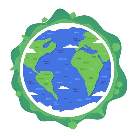 global map planet earth isolated  white background vectoreco