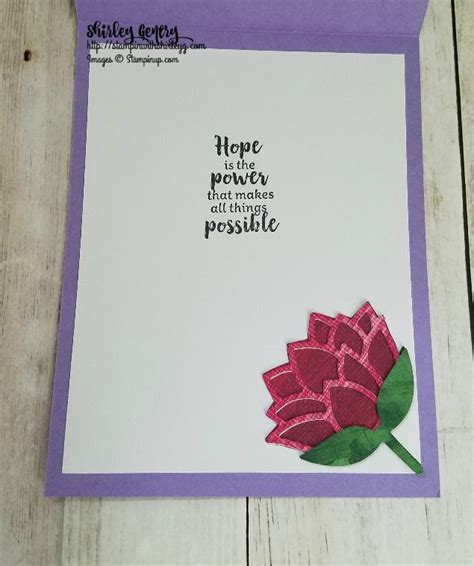 Stampin Up Lovely Lily Stampin With Shirley G