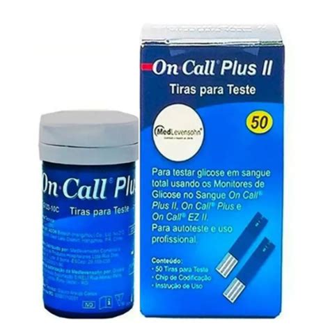 Tiras de Glicemia C/50 G133-10C - On Call Plus II | CIRURGICA LUCENA