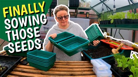 Random Seed Sowing Tips While I Get Sowing Garden Vlog Youtube