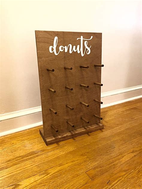 Wedding Donut Wall Donut Stand For Wedding Rustic Donut Etsy