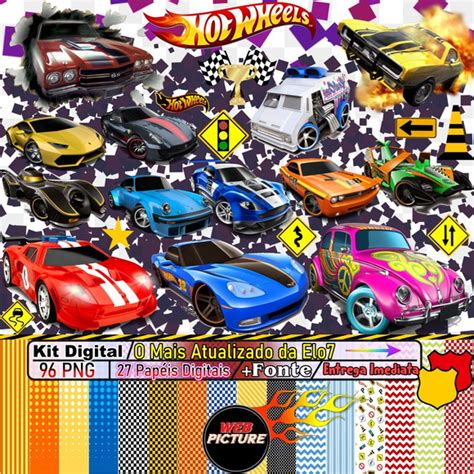 KIT Digital Hot Wheels Elo7 Produtos Especiais