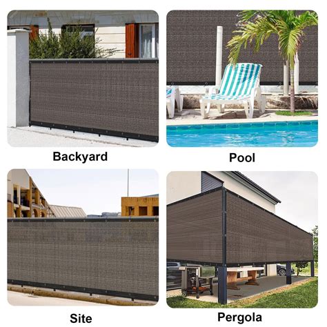 Ft Privacy Fence Screen Garden Yard Windscreen Mesh Outdoor Shade