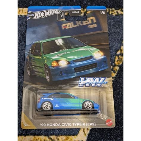 Hot Wheels Speed Graphics Honda Civic Type R EK9 Shopee Malaysia