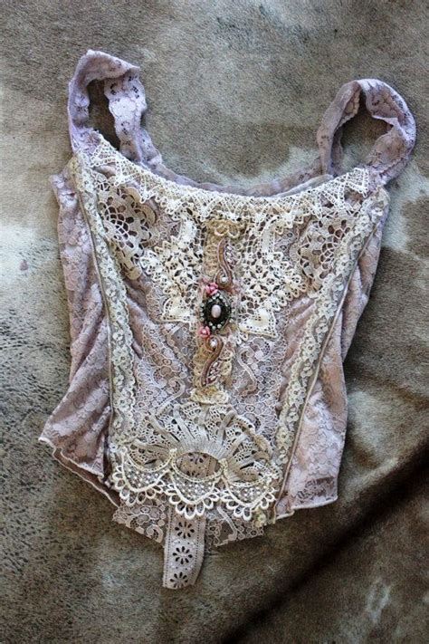 RAW RAGS Corset Top Etsy Бохо Топы корсеты Винтаж