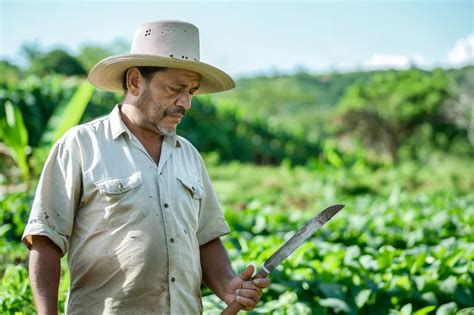 Uso del machete en la agricultura tradición contra tecnología moderna