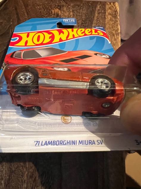 Hot Wheels Lamborghini Miura SV STH Super Treasure Hunt 興趣及遊戲 玩具 遊戲類 Carousell