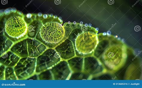 Stomata On A Leaf Royalty Free Stock Image 24741592