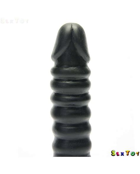 Pênis Realístico Ou Dildo Vibrador de Silicone Cock Coil Super Black De