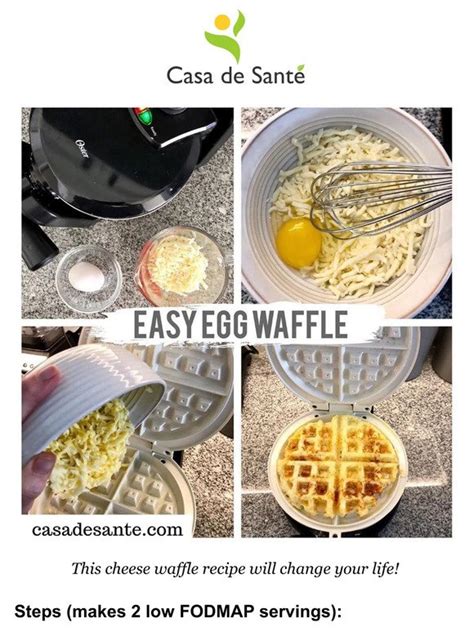 Casa De Sante Easy Low Fodmap Flourless Waffles Milled