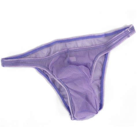 K Mens Sexy Mesh Tanga Rio Back Bikini Skimpy Pouch C Thru EBay