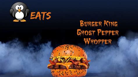 Burger King Ghost Pepper Whopper Review YouTube