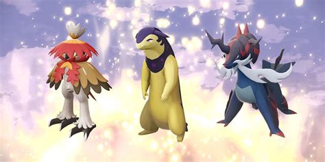 Pokémon Legends Arceus Best Starter Evolutions