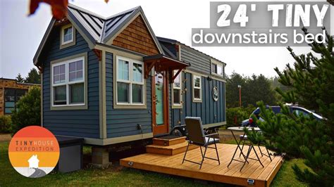 This Ft Craftsman Style Tiny House Comes With Two Lofts And Even A