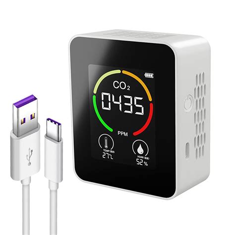 Buy Co2 Detector NDIR, Auyeetek Air Quality Monitor Indoor Carbon ...