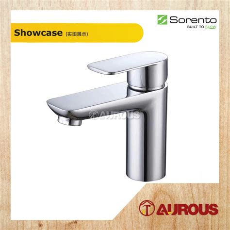 Sorento Bathroom Toilet Basin Mixer Tap Hot Cold Water Tap Basin Faucet Srtwt Aurous