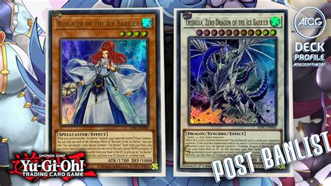 Yu Gi Oh Ice Barrier Deck Profile Post Freezing Chains April