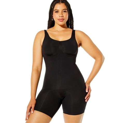 Fabletics Intimates Sleepwear Fabletics Yitty Black Nearly Naked Shaping Mid Thigh