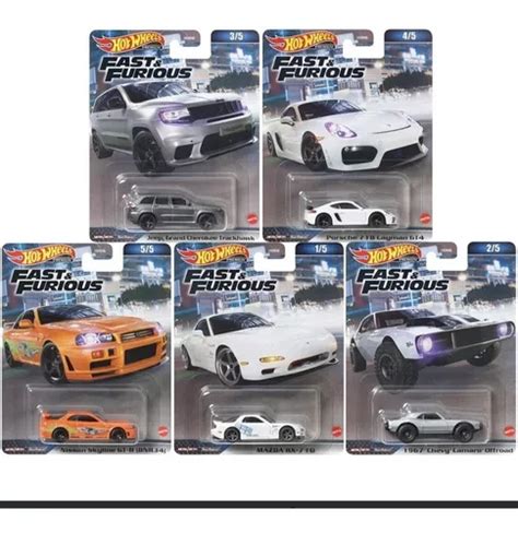 Rapido Y Furioso Set Fast And Furious Mix Hot Wheels Premium Envío gratis